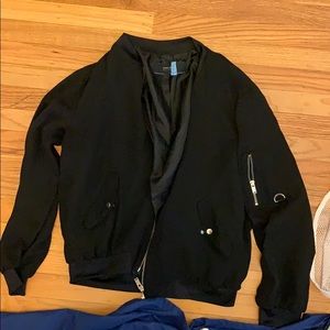 Black bomber jacket from Zara in size medium